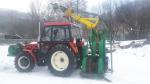 Lesní lanovka LARIX 550 s traktorem 7745 |  Lesnická technika | Dřevoobráběcí stroje | Vlastimil Chrudina