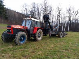 zetor 16145 s vyvážečkou