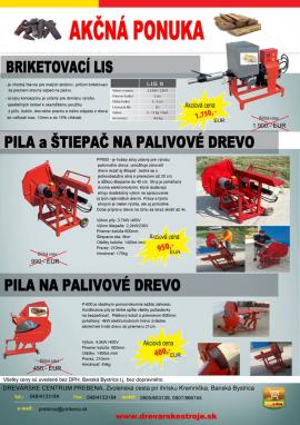  REZANIE a ŠTIEPANIE  - Píla na palivové drevo