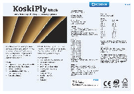 Nejohebnější překližka na trhu KoskiFlex a jiné