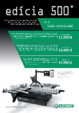 Altendorf - limitovaná F45 edícia 500