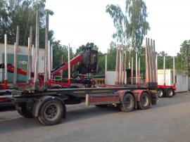 Lesovůz Scania R580 6x4 + Loglift 140 + přívěs - souprava