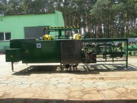 Linka BD-600 na dokončení euro palet - Vypalovačka-Ořezávačka-Frézovač
