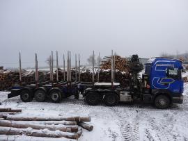 Scania 6x4 a klanicový návěs Svan