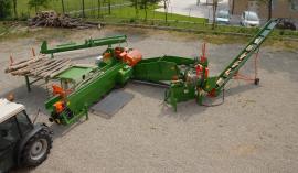 Sestava Complex Evo-2 s odděleným štípačem dřeva.