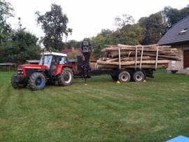 prodám Zetor16145 jede 40km/h +tr.přívěs s hydr.rukou 7m