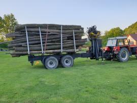 prodám Zetor16145 jede 40km/h +tr.přívěs s hydr.rukou 7m