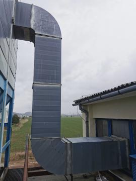 Odsávanie centrálne ELBH 33.000m3/hod. 3 ventilátory rekuperácia