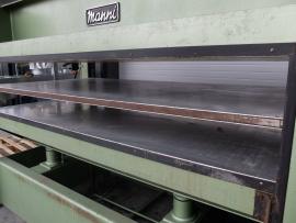 Dyhovací lis MANNI 2500x1300mm 2-plošný vodné ohrievanie
