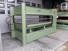 Dyhovací lis MANNI 2500x1300mm 2-plošný vodné ohrievanie
