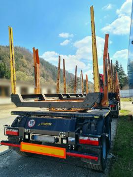 Predám súpravu na prepravu dreva Scania R420 6x6