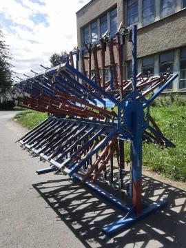 Turniketový rámový lis DVORAK 2000x700x50mm - 6 polí