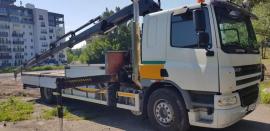 Ponúkam prepravu vozidlom s hydraulickou rukou.