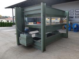 Dyhovací lis COLOMBO 2500x1300mm plošný vodné ohrievanie