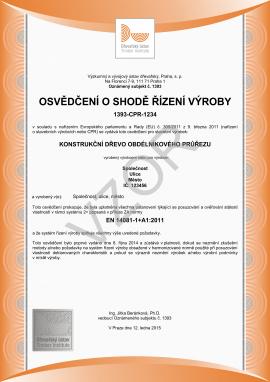 Certifikácia stavebného dreva, väzníkov, drevostavieb – značka CE 