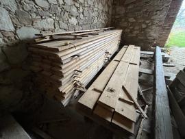 Fošny stavební délka 4 m, síla 40 mm, šířka 250 mm, 61ks smrkové  