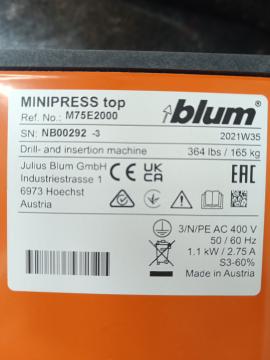 BLUM MINIPRESS TOP - M75E2000