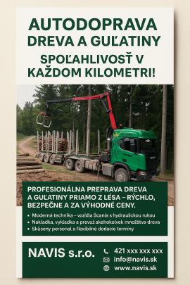 Ponukame sluzby na prepravu