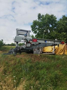 Nabízím použitou - Mobilní pásovou pilu TP-600 z TP+ SPZ