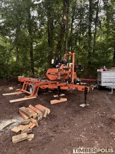 Mobilní pasová pila – řezivo na míru