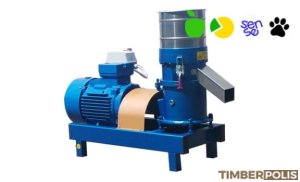 Peletovaci lis dřevních pilin / krmiva / zemědělského odpadu (15 kW)