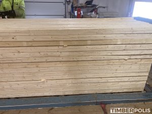 Smrkové řezané hranoly 75x75 z Finska