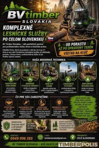 Ponúkame naše služby v oblasti ťažby dreva