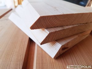 Sibiřský modřín - Obkladové palubky