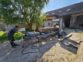 Kmenová pásová pila TP-600 mobilní , | Pilařská technika | Dřevoobráběcí stroje | Drekos Made s.r.o