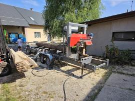 Kmenová pásová pila TP-600 mobilní , | Pilařská technika | Dřevoobráběcí stroje | Drekos Made s.r.o
