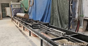 Dvoukotoučová úhlová pila Dekos made s.r.o. PP-550 |  Pilařská technika | Dřevoobráběcí stroje | Drekos Made s.r.o