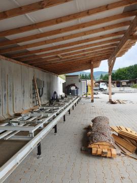 Úhlová kotoučová pila Drekos made s.r.o |  Pilařská technika | Dřevoobráběcí stroje | Drekos Made s.r.o