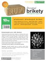 Brykiety 150 x 60 x 100 |  Paliwo, brykiety | Spálenský-dřevěné lišty s.r.o.